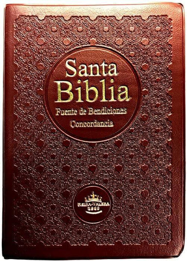 Santa Bíblia Con Concordancia y Fuente de Bendiciones (vino) - Pura Vida Books