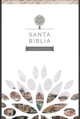 Santa Biblia Letra grande, símil piel, negra fotos de Tierra Santa RVR 1960. - Pura Vida Books