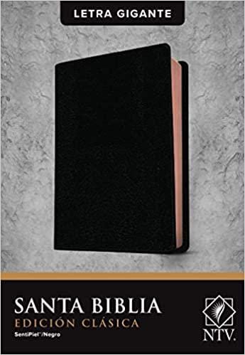 Santa Biblia NTV, Edición clásica, letra gigante (Letra Roja, SentiPiel, Negro) - Pura Vida Books