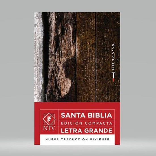 Santa Biblia NTV, Edición compacta letra grande, Gálatas 6:14 - Pura Vida Books