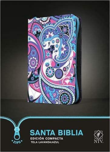 Santa Biblia NTV, Edicion compacta, Tela lavanda - Pura Vida Books
