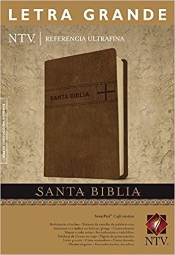 Santa Biblia NTV, Edición de referencia ultrafina, letra grande Café - Pura Vida Books