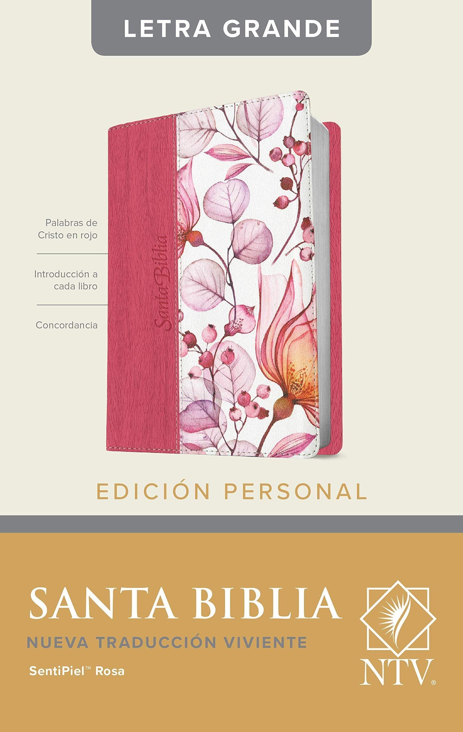 Santa Biblia NTV, Edición personal, letra grande con índice - Pura Vida Books