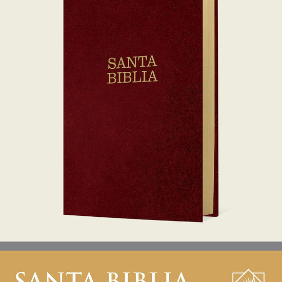 Santa Biblia NTV, letra súper gigante (Tapa dura/ Vino tinto) con índice - Pura Vida Books