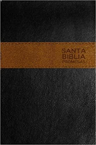 Santa Biblia Promesas Duotone Negro/Marrón - Pura Vida Books