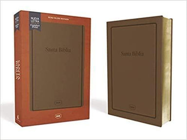 Santa Biblia Reina Valera Revisada RVR, Letra Grande, Tamaño Manual, Letra Roja, Leathersoft - Pura Vida Books