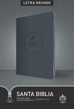 Santa Biblia RVR60, Edición zíper con referencias, letra grande - Pura Vida Books
