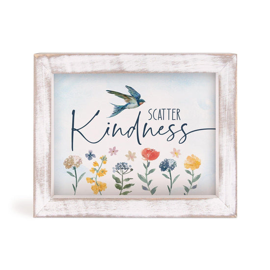 Scatter Kindness Framed Art - Pura Vida Books