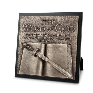 Sculpture Plaques WORD OF GOD - Pura Vida Books