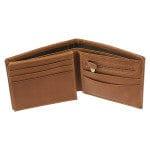 Seek First the Kingdom Saddle Tan Genuine Leather Wallet - Pura Vida Books