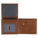 Seek First the Kingdom Saddle Tan Genuine Leather Wallet - Pura Vida Books