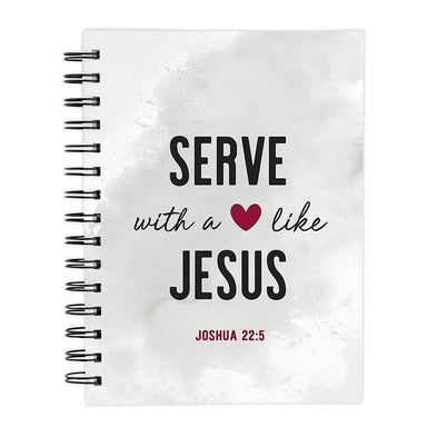 Serve with a Heart Like Jesus Notebook - Pura Vida Books