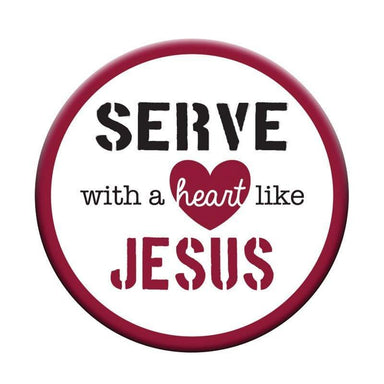 Serve with a Heart Like Jesus Token - Pura Vida Books