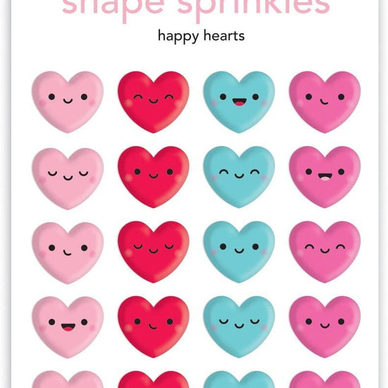 Shape Sprinkles - Happy hearts - Pura Vida Books