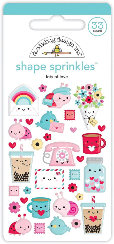 Shape Sprinkles - Lots of love - Pura Vida Books