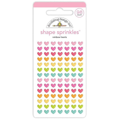 Shape Sprinkles - Rainbow hearts - Pura Vida Books