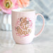 She is Brave Pink Ceramic Coffee Mug - Pura Vida Books