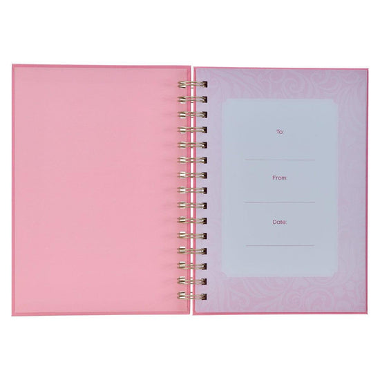 She is Brave Pink Wirebound Journal - Pura Vida Books