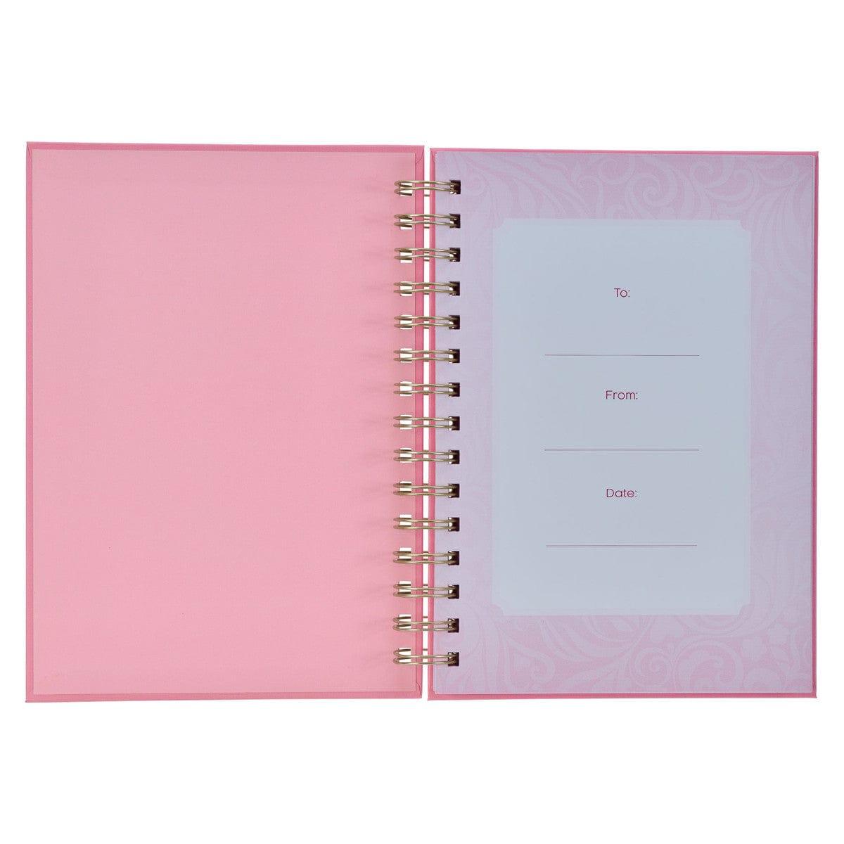 She is Brave Pink Wirebound Journal - Pura Vida Books