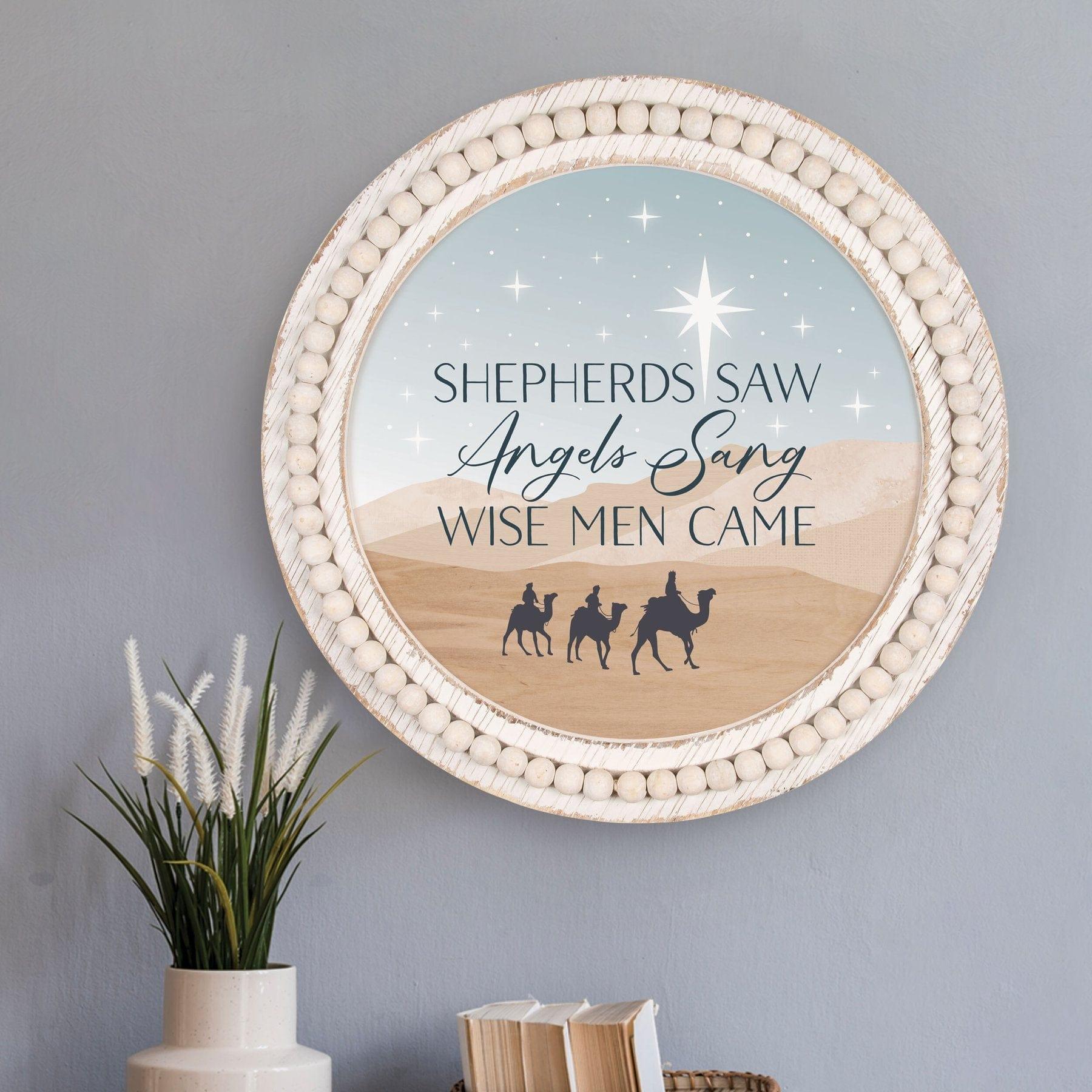 Shepherds Saw, Angels Sang, Wise Men Came Cuadro - Pura Vida Books