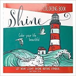 Shine - Color Your Life Beautiful Inspirational Adult Coloring Book - Pura Vida Books