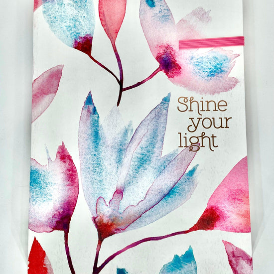 Shine your light Pink Petals(Heartfelt) - Journal - Pura Vida Books