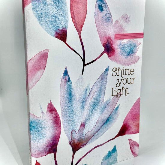 Shine your light Pink Petals(Heartfelt) - Journal - Pura Vida Books