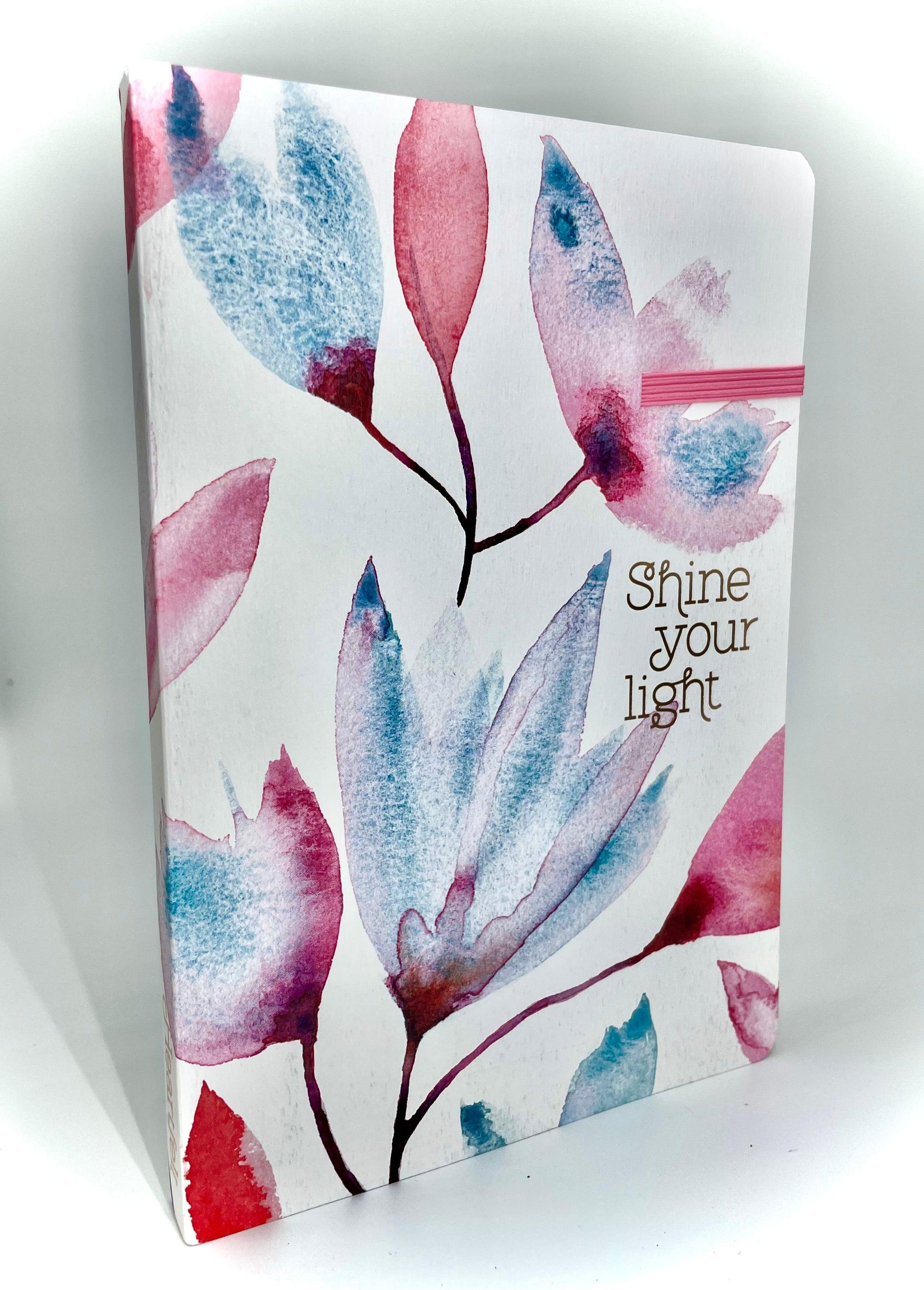 Shine your light Pink Petals(Heartfelt) - Journal - Pura Vida Books