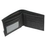 Silver Cross Black Genuine Leather Wallet - Pura Vida Books