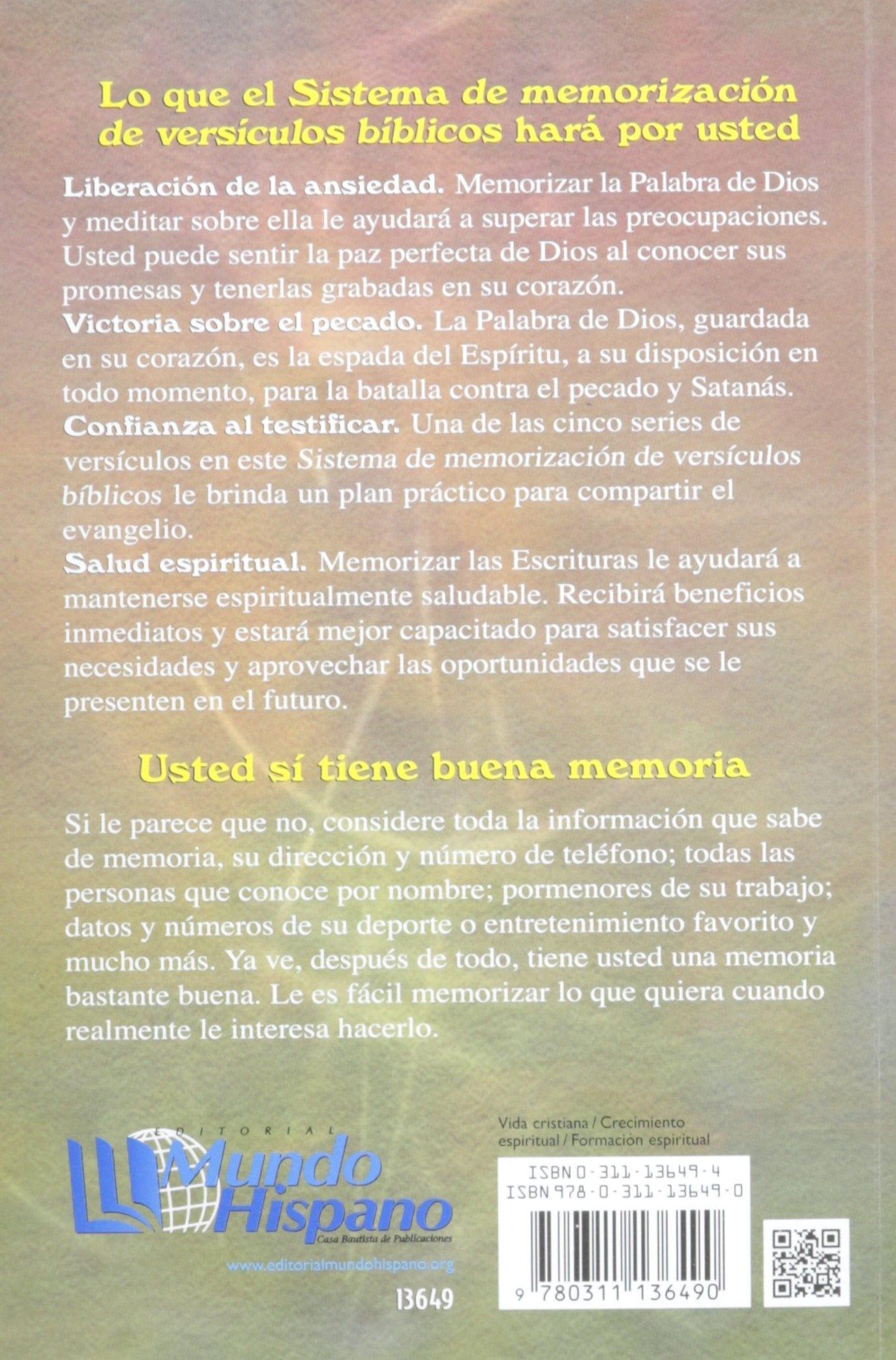 Sistema de Memorización de Versículos Bíblicos - Los Navegantes - Pura Vida Books