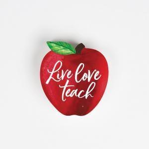 Small Apple Shape- Live Love - Pura Vida Books