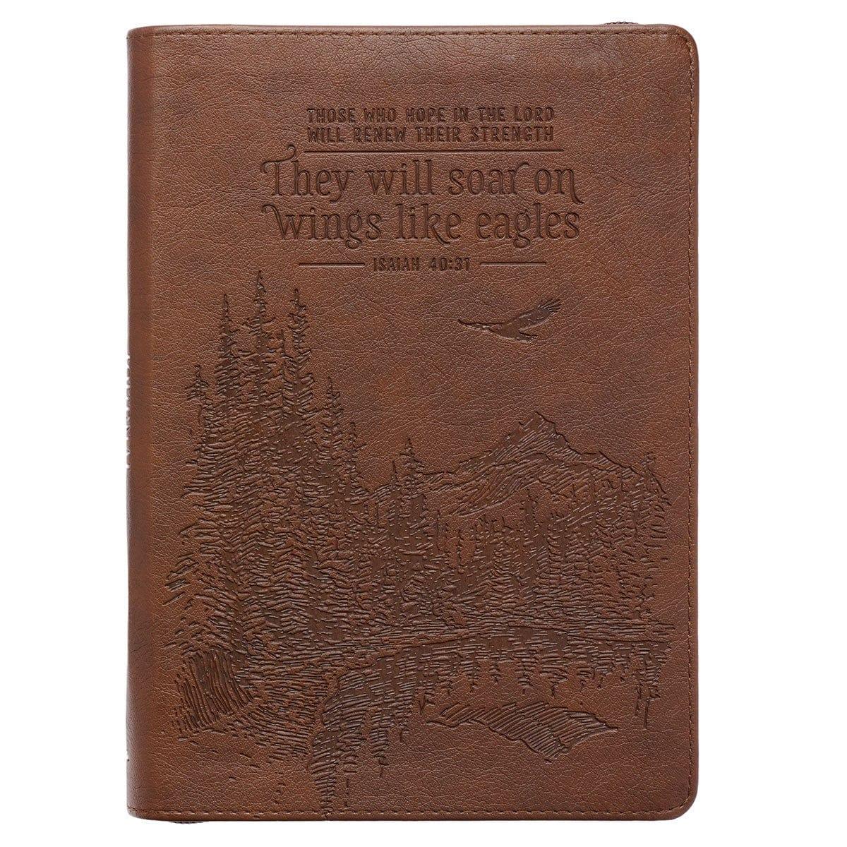 Soar Brown Faux Leather Classic Journal - Pura Vida Books