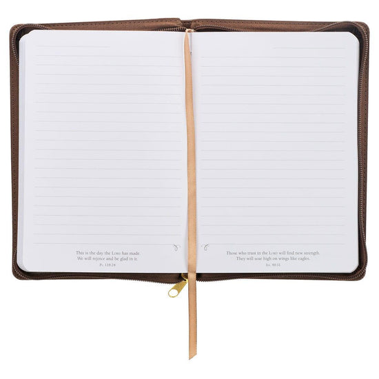 Soar Brown Faux Leather Classic Journal - Pura Vida Books