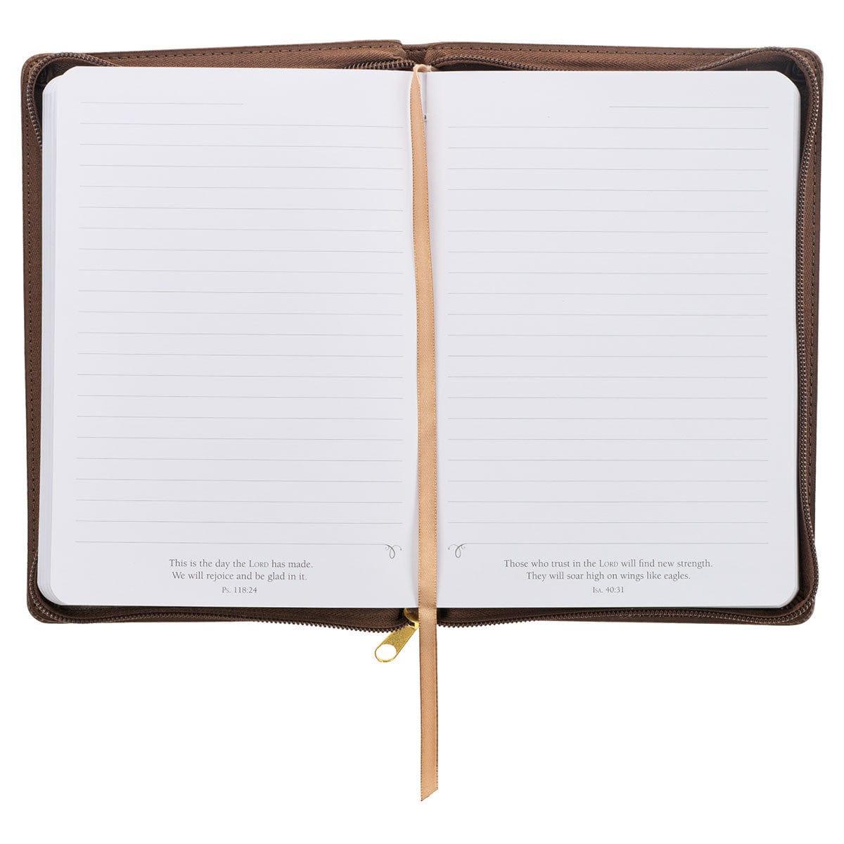 Soar Brown Faux Leather Classic Journal - Pura Vida Books