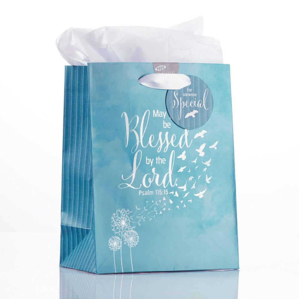 Soar Collection, May You Be Blessed - Psalm 115:15 Medium Gift Bag - Pura Vida Books