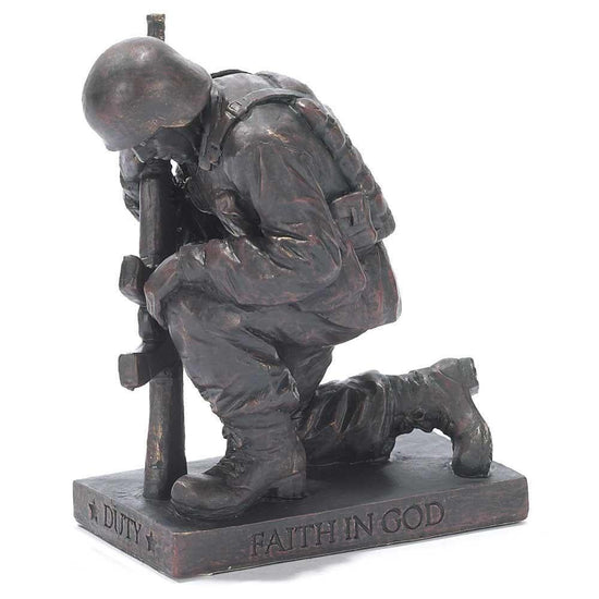 Soldier Faith in God Figurine - Pura Vida Books