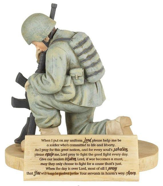 Soldier's Prayer Figure - Pura Vida Books