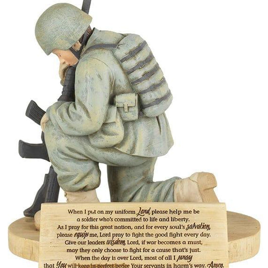 Soldier's Prayer Figure - Pura Vida Books