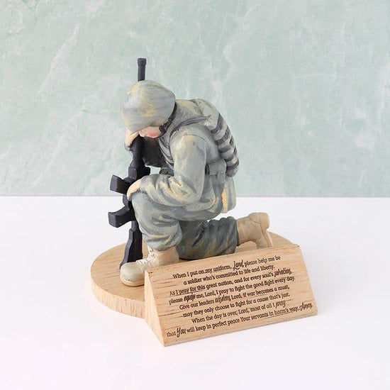 Soldier's Prayer Figure - Pura Vida Books