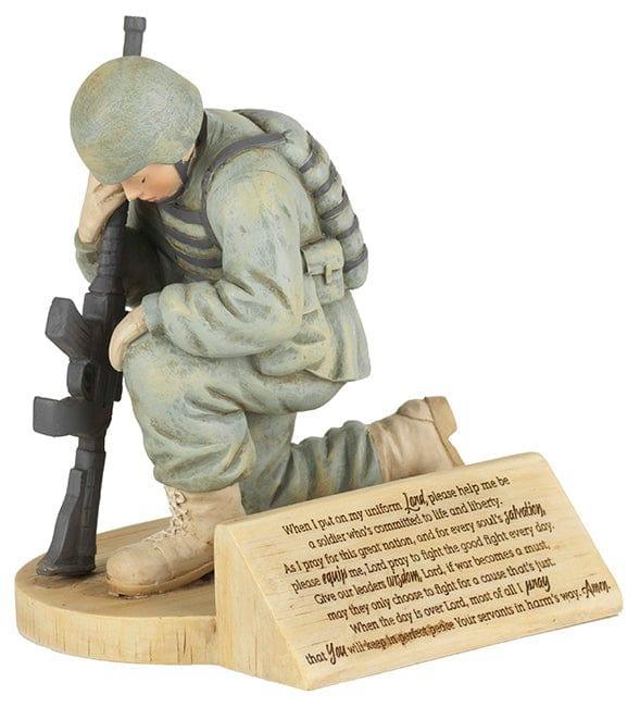 Soldier's Prayer Figure - Pura Vida Books