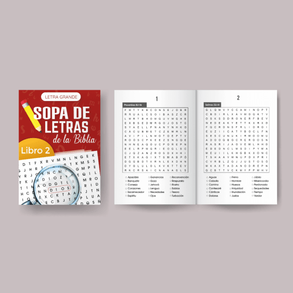 Sopa de letras de la Biblia - Pura Vida Books