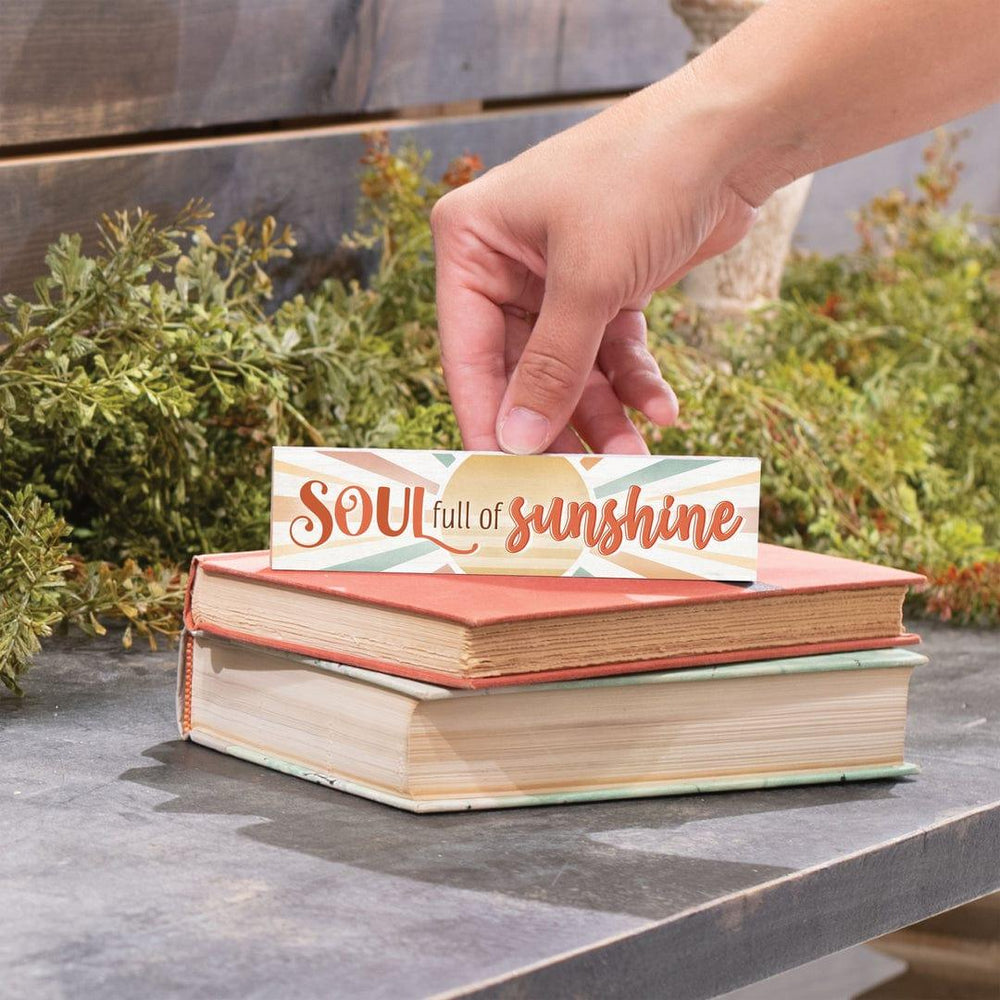 Soul Full Of Sunshine Small Sign - Pura Vida Books