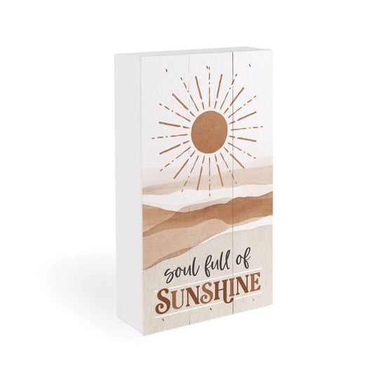 Soul Full Of Sunshine Tabletop Pallet Décor - Pura Vida Books