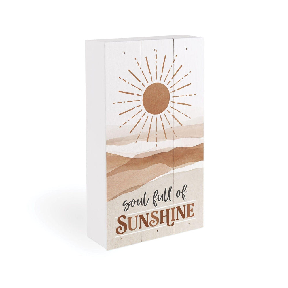 Soul Full Of Sunshine Tabletop Pallet Décor - Pura Vida Books