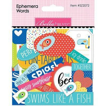 Splash Zone Ephemera Words - Pura Vida Books