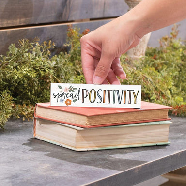 Spread Positivity Small Sign - Pura Vida Books