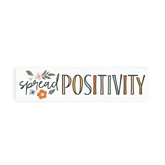 Spread Positivity Small Sign - Pura Vida Books