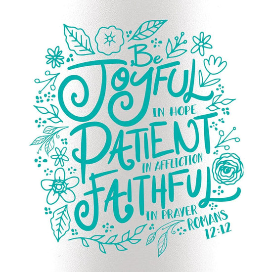 Stainless Steel Mug With Straw Be Joyful - Pura Vida Books