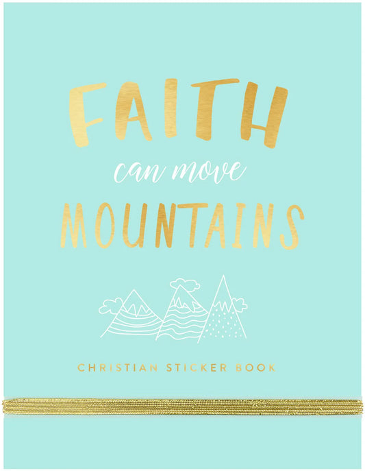 Sticker book -Faith can move mountains