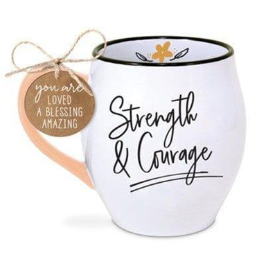 Strength & Courage Mug (Joshua 1:9) - Pura Vida Books